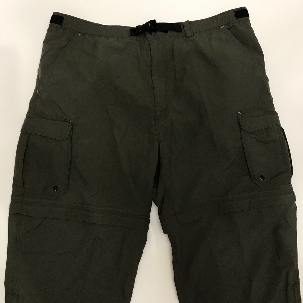 REI Men's Convertible Green Cargo Pants Size 38 - Picture 9 of 12